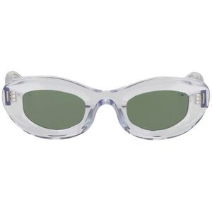 New Cult Gaia X Thiery Lasry Jazz 47mm oval sunglasses in clear frame color